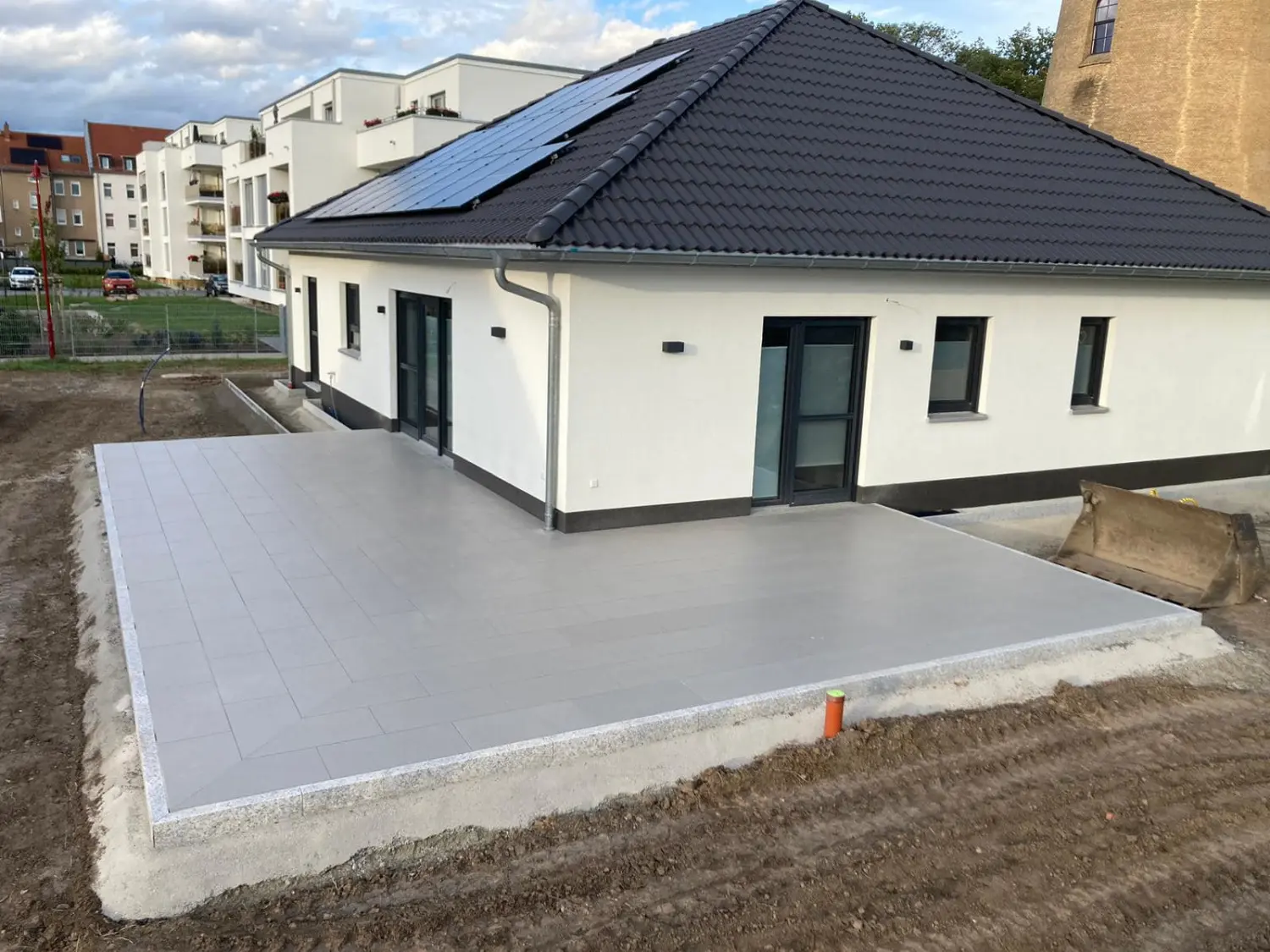 Terrasse von Handwerksbetrieb