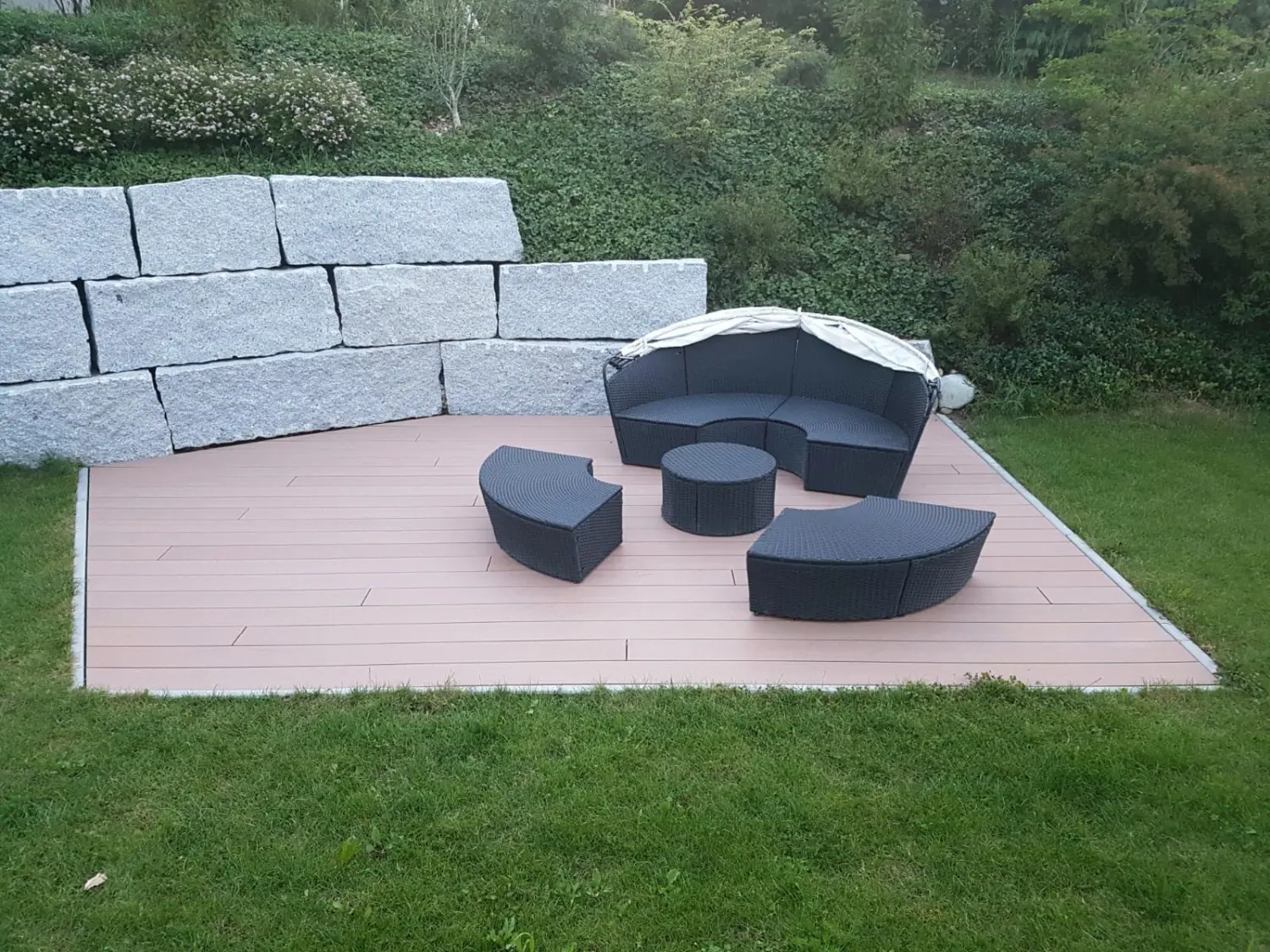 Terrasse von Handwerksbetrieb