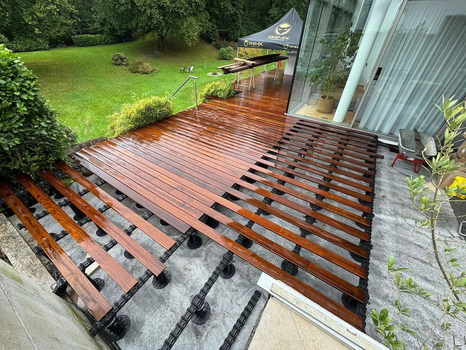 Terrasse von Handwerksbetrieb