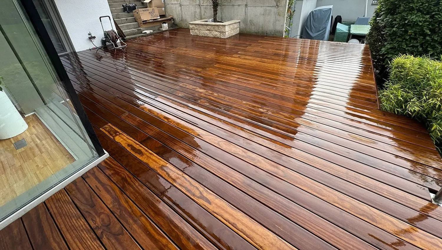 Terrasse von Handwerksbetrieb