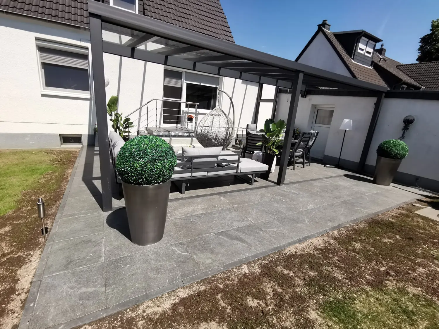 Terrasse von Handwerksbetrieb