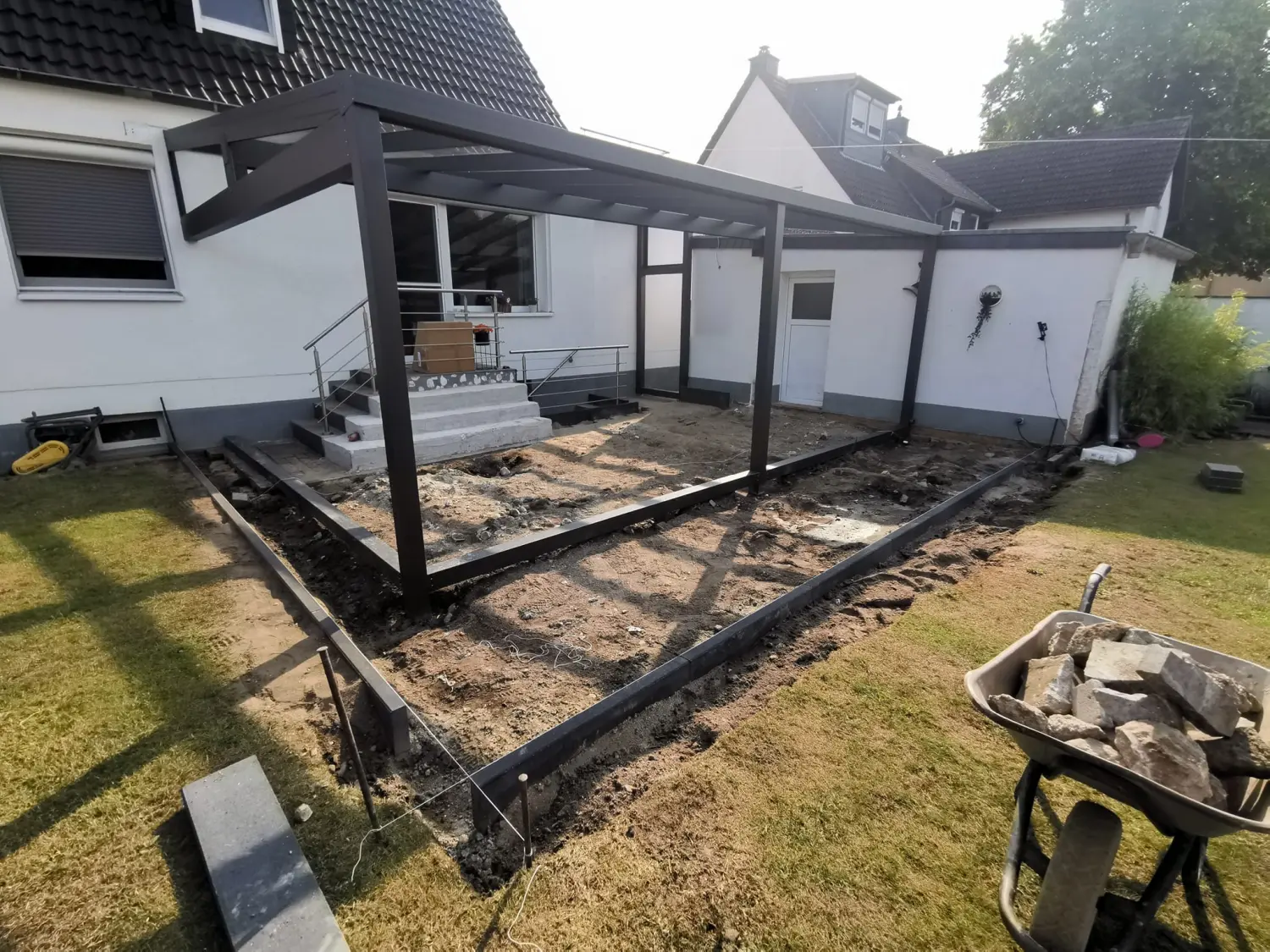 Terrasse von Handwerksbetrieb