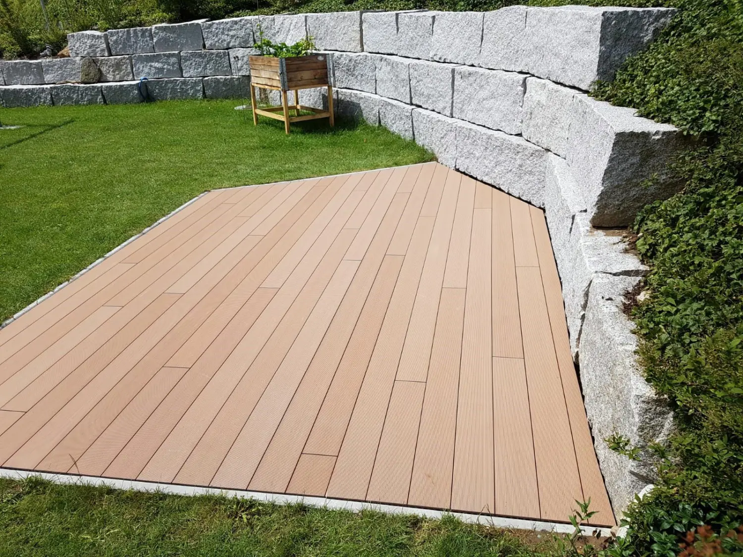 Terrasse von Handwerksbetrieb